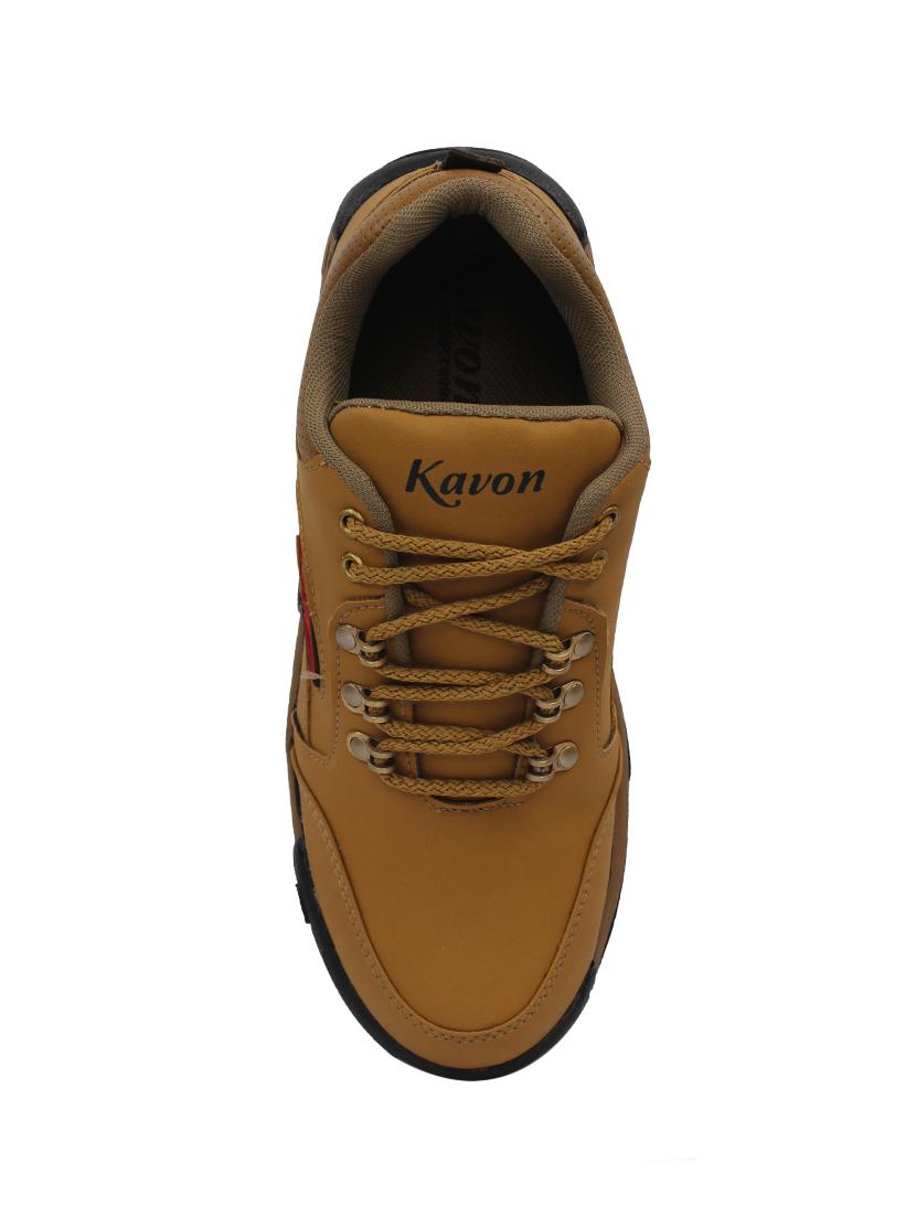 tan synthetic slip on boots - 16099337 - Zoom Image - 4