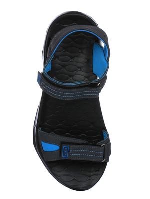 grey leatherette back strap floaters - 16104015 - Standard Image - 4