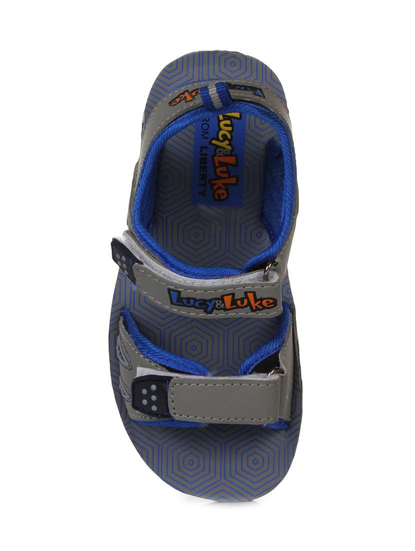 blue leatherette floaters - 16105200 - Zoom Image - 4