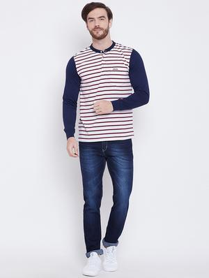 white striped pocket t-shirt - 16105863 - Standard Image - 4