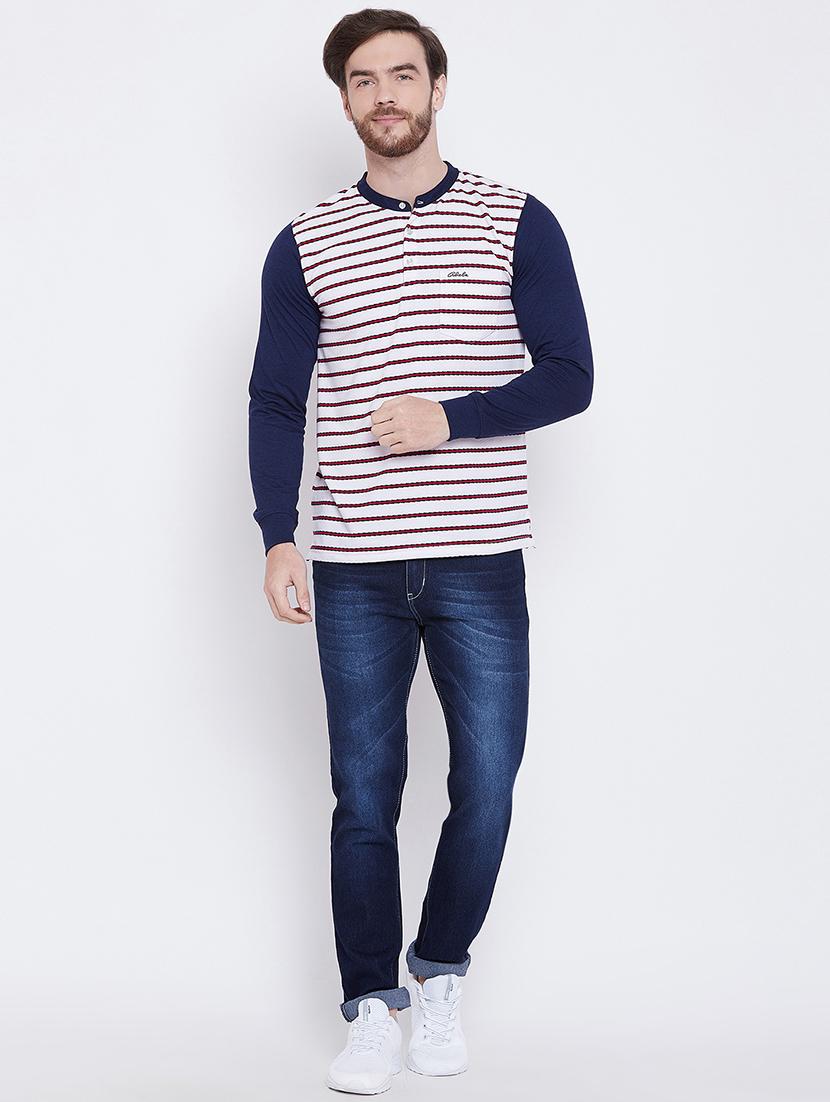 white striped pocket t-shirt - 16105863 - Zoom Image - 4