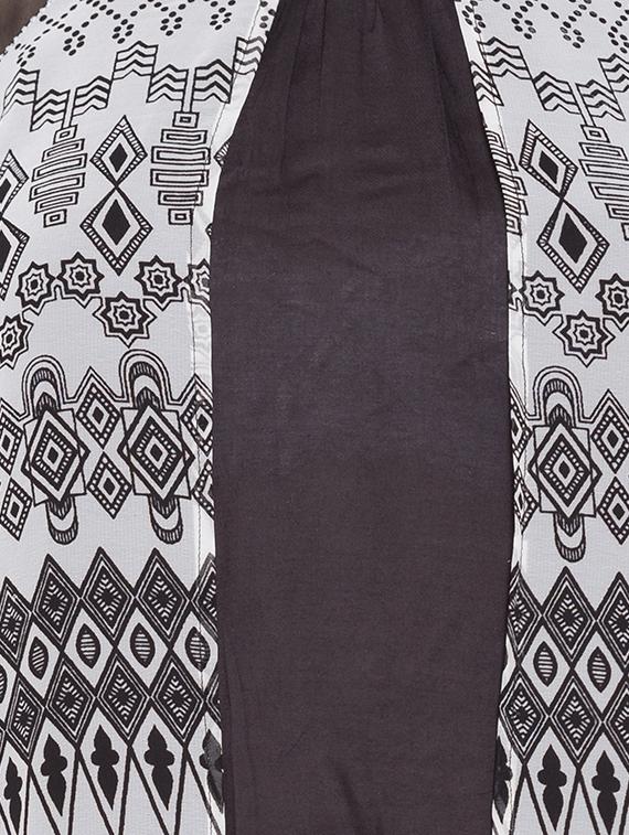 printed a-line kurta - 16106463 - Zoom Image - 4