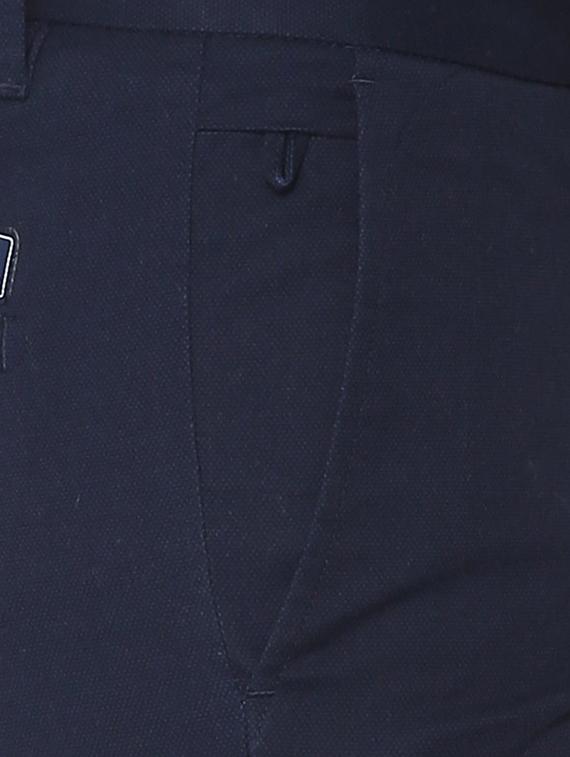 blue solid chinos - 16106826 - Zoom Image - 4
