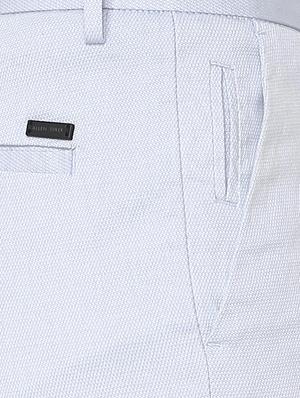 light blue textured chinos - 16106832 - Standard Image - 4