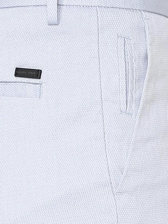 light blue textured chinos - 16106832 - Zoom Image - 4