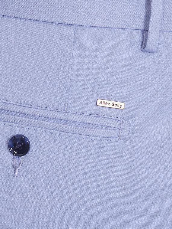 blue solid chinos - 16106853 - Zoom Image - 4