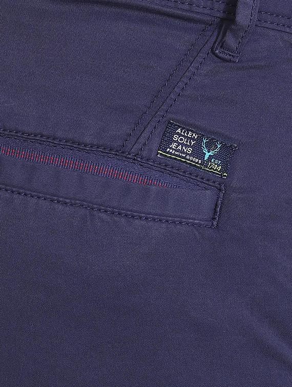 blue solid chinos - 16106856 - Zoom Image - 4