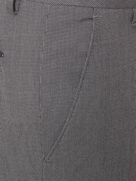 grey polyester blend flat front formal trouser - 16106896 - Zoom Image - 4