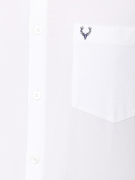 white solid formal shirt - 16106947 - Zoom Image - 4