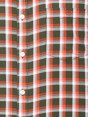 green checkered casual shirt - 16106994 - Standard Image - 4