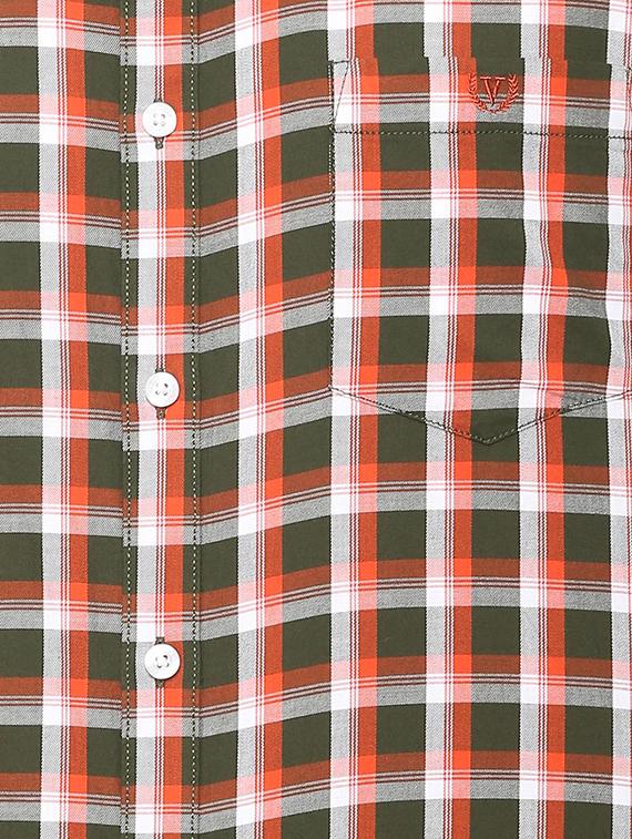 green checkered casual shirt - 16106994 - Zoom Image - 4