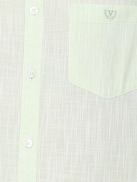 white linen casual shirt - 16106998 - Zoom Image - 4
