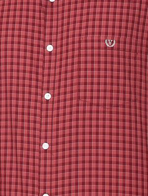 red checkered casual shirt - 16107038 - Standard Image - 4