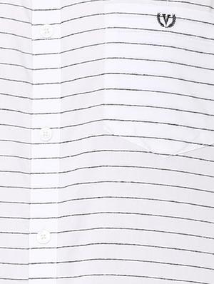 white striped casual shirt - 16107084 - Standard Image - 4