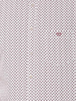 white printed casual shirt - 16107095 - Standard Image - 4