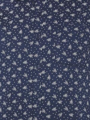 blue printed casual shirt - 16107132 - Standard Image - 4