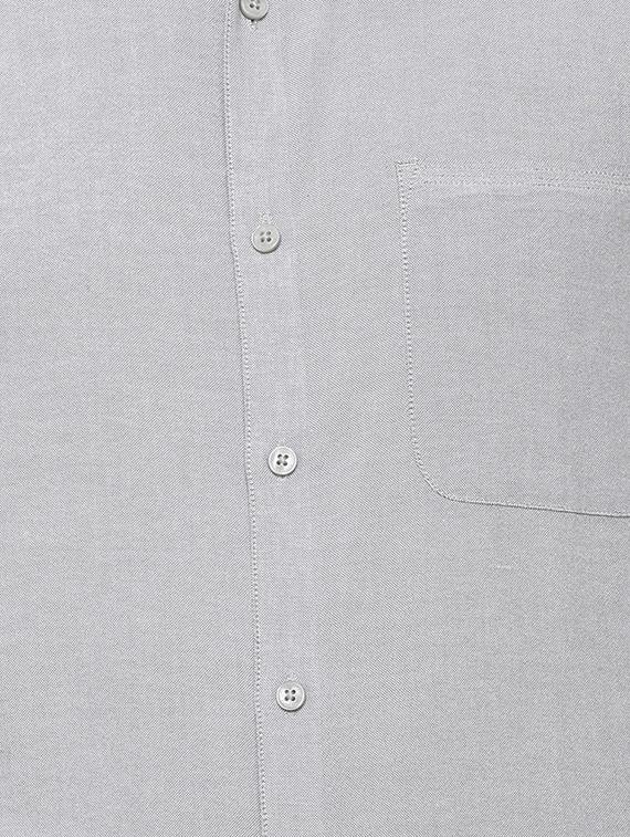 grey solid casual shirt - 16107146 - Zoom Image - 4