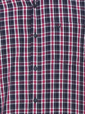 multi colored checkered casual shirt - 16107308 - Standard Image - 4