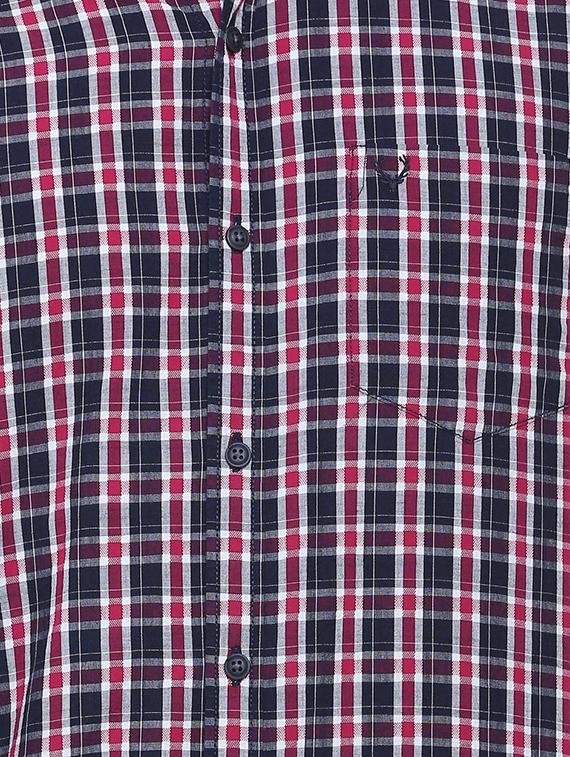 multi colored checkered casual shirt - 16107308 - Zoom Image - 4
