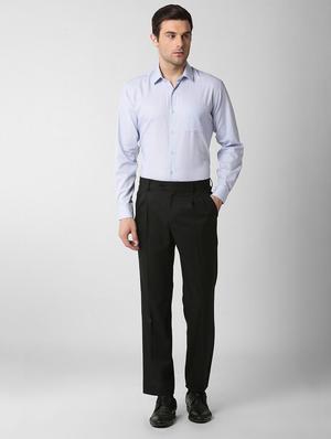 blue checkered formal shirt - 16107316 - Standard Image - 4