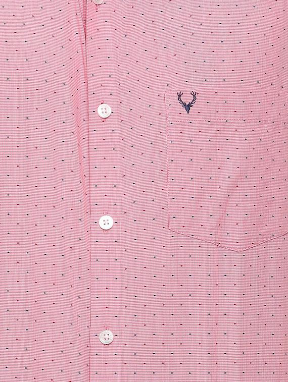 pink polka dots casual shirt - 16107334 - Zoom Image - 4