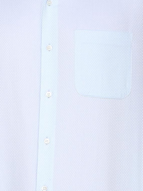 blue cotton formal shirt - 16107403 - Zoom Image - 4