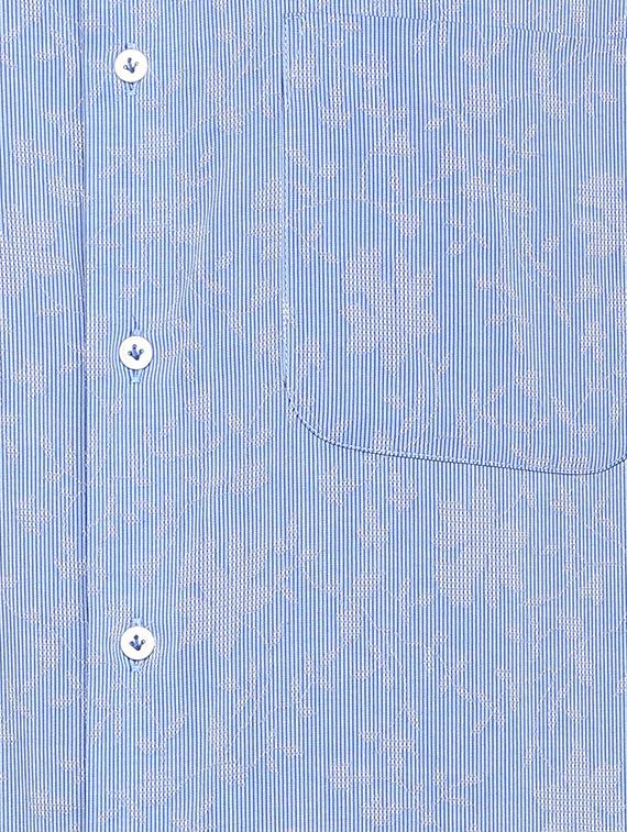 blue printed formal shirt - 16107406 - Zoom Image - 4