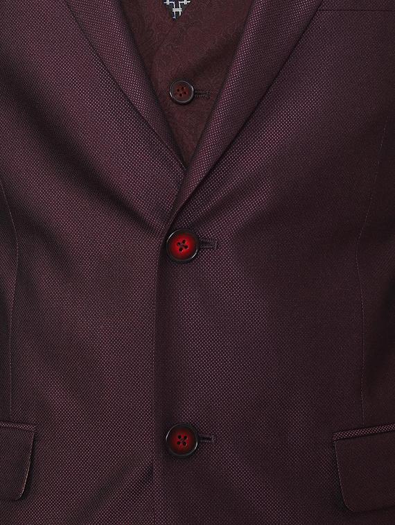 red terry rayon 3-piece suit - 16107551 - Zoom Image - 4
