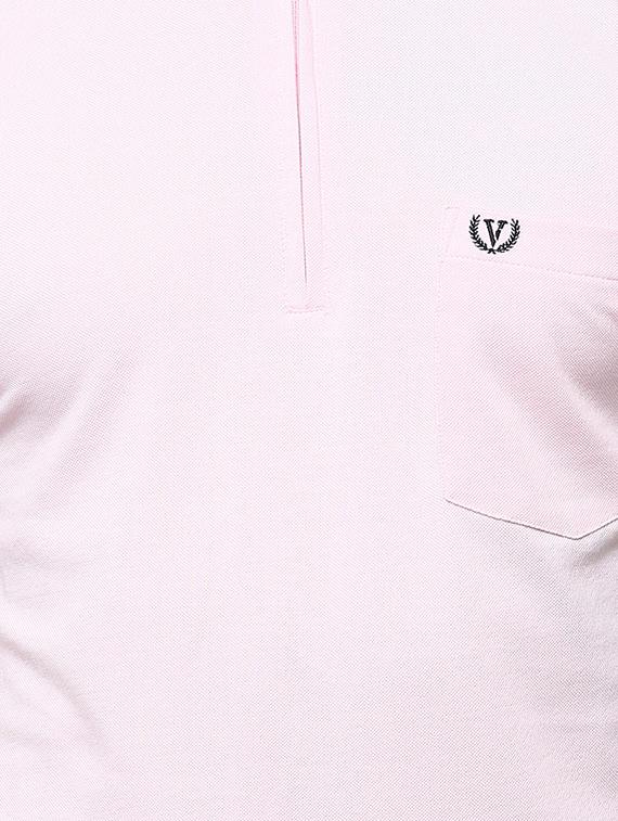 pink solid pocket tshirt - 16107586 - Zoom Image - 4