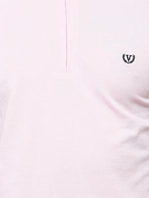 pink solid cotton t-shirt - 16107591 - Standard Image - 4