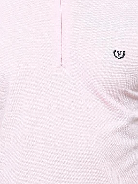 pink solid cotton t-shirt - 16107591 - Zoom Image - 4