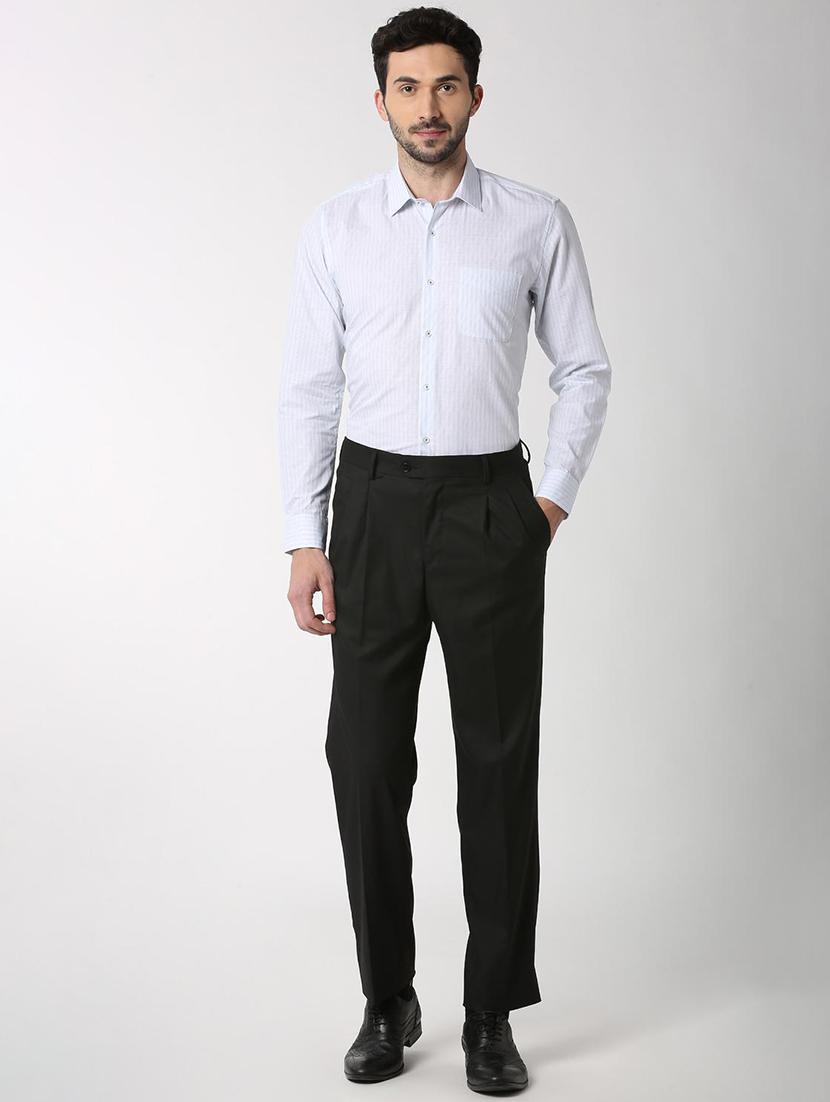 white striped formal shirt - 16107660 - Zoom Image - 4