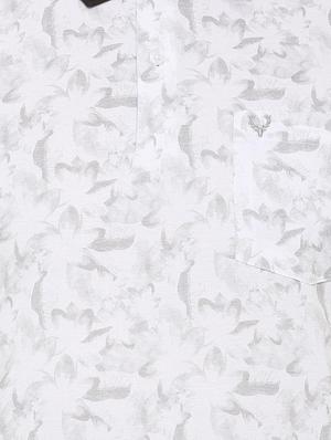 grey floral all over print t-shirt - 16107661 - Standard Image - 4
