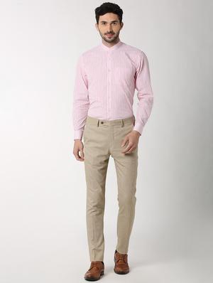 pink striped formal shirt - 16107669 - Standard Image - 4