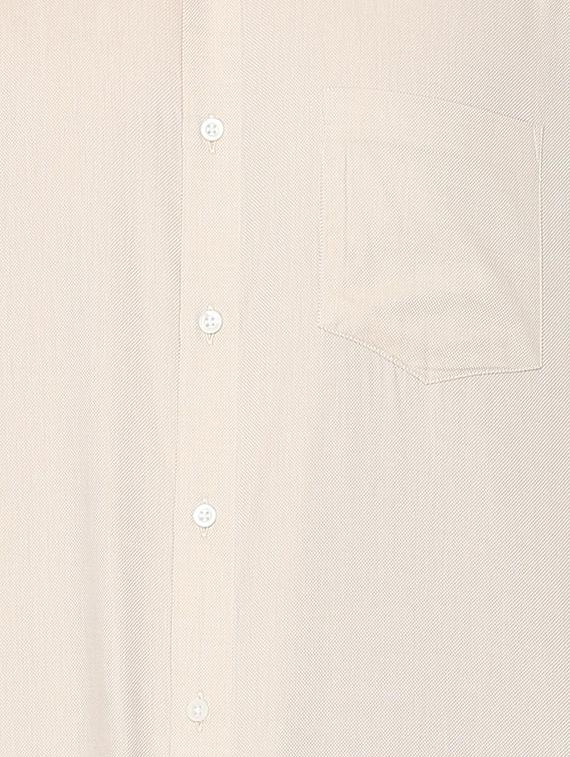 beige solid formal shirt - 16107739 - Zoom Image - 4