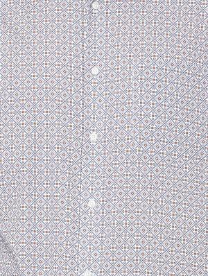 grey printed formal shirt - 16107750 - Standard Image - 4