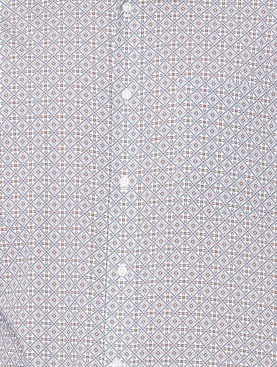 grey printed formal shirt - 16107750 - Zoom Image - 4