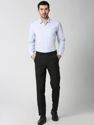 blue striped formal shirt - 16107811 - Standard Image - 4
