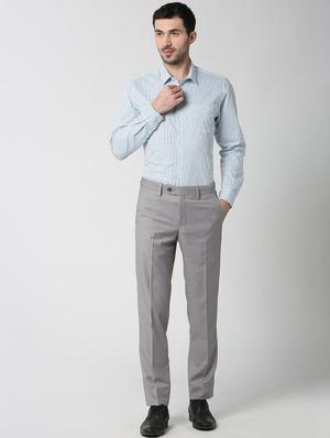 blue striped formal shirt - 16107814 - Standard Image - 4