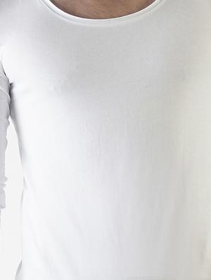 white solid t-shirt - 16108845 - Standard Image - 4