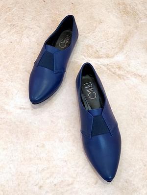 blue slip on formal shoes - 16109606 - Standard Image - 4