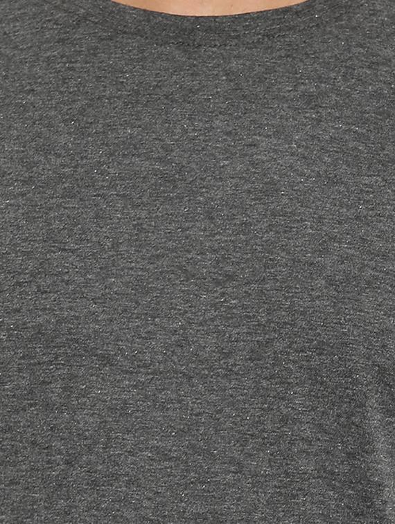 grey solid t-shirt - 16109819 - Zoom Image - 4