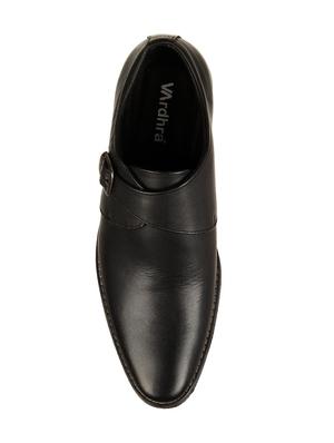 black leather monk straps - 16110677 - Standard Image - 4