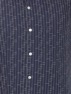 blue printed casual shirt - 16112256 - Standard Image - 4