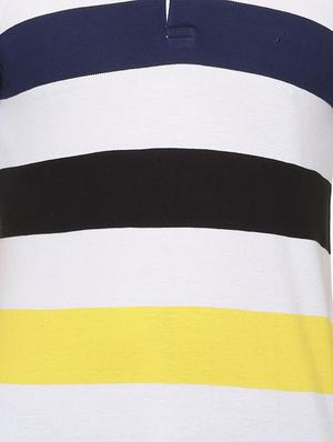 multi colored striped polo t-shirt - 16112303 - Standard Image - 4