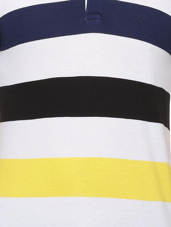 multi colored striped polo t-shirt - 16112303 - Zoom Image - 4