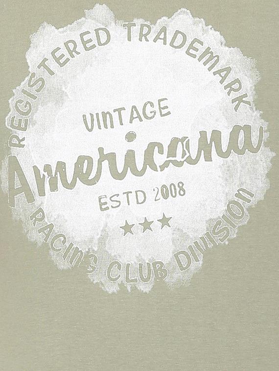 green typographic chest print t-shirt - 16112325 - Zoom Image - 4