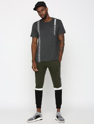 grey typographic front print t-shirt - 16112345 - Standard Image - 4