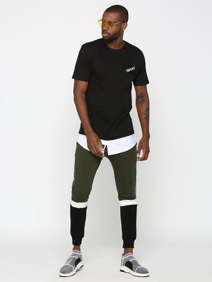 black solid tshirt - 16112350 - Standard Image - 4