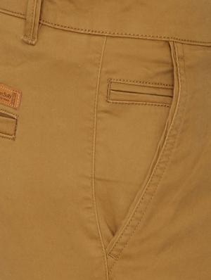 brown solid bermuda - 16112396 - Standard Image - 4